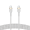 BELKIN  USB-C to USB-C 2.0 Braided silicone, 2M, White