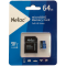 Netac MicroSD card P500 Standard 64GB, retail version w/SD adapter