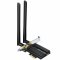 11AX 3000Mbps dual-band PCI-E adapter, 2402Mbps at 5G and 574Mbps at 2.4G, suppo...