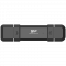 Silicon Power 500GB DS72 Dual USB-C/USB 3.2 Gen 2, Portable External SSD, Steam Deck and iPhone 15 Pro, R/W: up to 1050MB/s; 850MB/s, Black