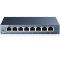 Switch TP-Link TL-SG108, 8-port Metal Gigabit Switch, 5 10/100/1000M RJ45 ports,...