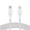 BELKIN Lightning to USB-C Cable Braided, 2M, White