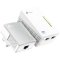 300Mbps Wireless AV600 Powerline Extender starter Kit, 500Mbps Powerline Datarat...