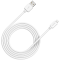 CANYON Lightning USB Cable for Apple, round, 1M, White