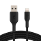 BELKIN Lightning to USB-A Cable Braided, 1M, Black