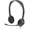 LOGITECH H111 Corded Stereo Headset - BLACK - 3.5 MM