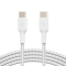 BELKIN USB-C to USB-C Cable Braided, 1M, White