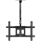 ONKRON Ceiling TV Mount Bracket Height Adjustable for 32 to 80 Inch LED LCD TVs, Black