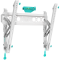 ONKRON Tilting TV Wall Mount for 35 to 65-inch Flat Panel TVs Digital Panels 60 kg TM5 White