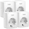 Mini Smart Wi-Fi Socket 4-PACK, Energy Monitoring, 100-240 V, Max Load 16 A, 50/...