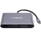 CANYON hub DS-14 8in1 4k USB-C Dark Grey slika 2