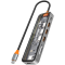 CANYON hub DS-13 7in1 4k USB-C Transparent Space Grey slika 2
