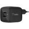 BELKIN 45W PD PPS Dual USB-C GaN Charger Black - Universal