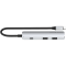 SATECHI 4-in-1 USB-C Slim Multiport Adapter 4K (Silver)