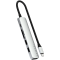 SATECHI 6-in-1 USB-C Slim Multiport Adapter (Silver)