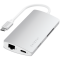 SATECHI Type-C Multi-Port Adapter 4K with Ethernet V2 Silver