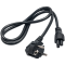 Power cable for notebook Akyga AK-NB-08A clover IEC C5 CEE 7/7 250V/50Hz 1m