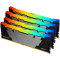 Kingston 32GB 3200MT/s DDR4 CL16 DIMM (Kit of 4) FURY Renegade RGB