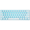 ROYAL KLUDGE RK61 White Gaming Keyboard Red switch
