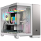 CORSAIR 2500X Micro ATX Dual Chamber PC Case - White/Satin Gray Aluminum