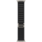 49mm Black Alpine Loop - Large - Natural Titanium Finish