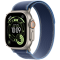 Apple Watch Ultra 3 GPS + Cellular 49mm Natural Titanium Case with Blue/Bright Blue Trail Loop - S/M,Model A3281