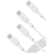 BELKIN USB-C to USB-C PVC White 1m Twin Pack