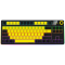 LORGAR KBP70TKLW, Wireless TKL Mechanical Gaming Keyboard Pro, Black/yellow, EN/RU layout