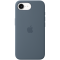 iPhone 17e Silicone Case with MagSafe - Anchor Blue,Model A3646
