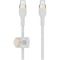 BELKIN  USB-C to USB-C 2.0 Braided silicone, 3M, White