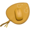 TOPO MOUSE PAD + WIRELESS MOUSE YELLOW