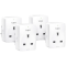 Mini Smart Wi-Fi Socket, 4 unitsSPEC: 220-240 V, Max Load 10 A, 50/60 Hz, 2.4 GH...