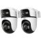 TAPO C545D Outdoor Dual Lens Pan/Tilt Security Camera, Double 2K View, Dynamic D...