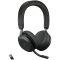 JABRA EVOLVE2 75, Link390a MS Stereo Black, EVOLVE2 75 headset Black MS, Link 380 BT adapter USB-A MS,1.2m USB-C to USB-A cable, carry pouch, warranty and warning (safety leaflets)
