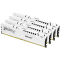 Kingston DRAM 128GB 5600MT/s DDR5 CL40 DIMM (Kit of 4) FURY Beast White XMP