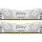 Kingston 32GB 6400MT/s DDR5 CL32 DIMM FURY Renegade White XMP