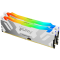 Kingston 64GB 6400MT/s DDR5 CL32 DIMM (Kit of 2) FURY Renegade RGB White XMP