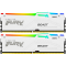 Kingston 64GB 6400MT/s DDR5 CL32 DIMM (Kit of 2) FURY Beast White RGB EXPO