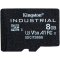 Kingston 8GB microSDHC Industrial C10 A1 pSLC Card Single Pack w/o Adapter