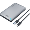 Netac WH12S 2.5 SATA to USB3.0 External HDD/SSD Case, Slide Transparent Cover, with USB3.0 C to C cable