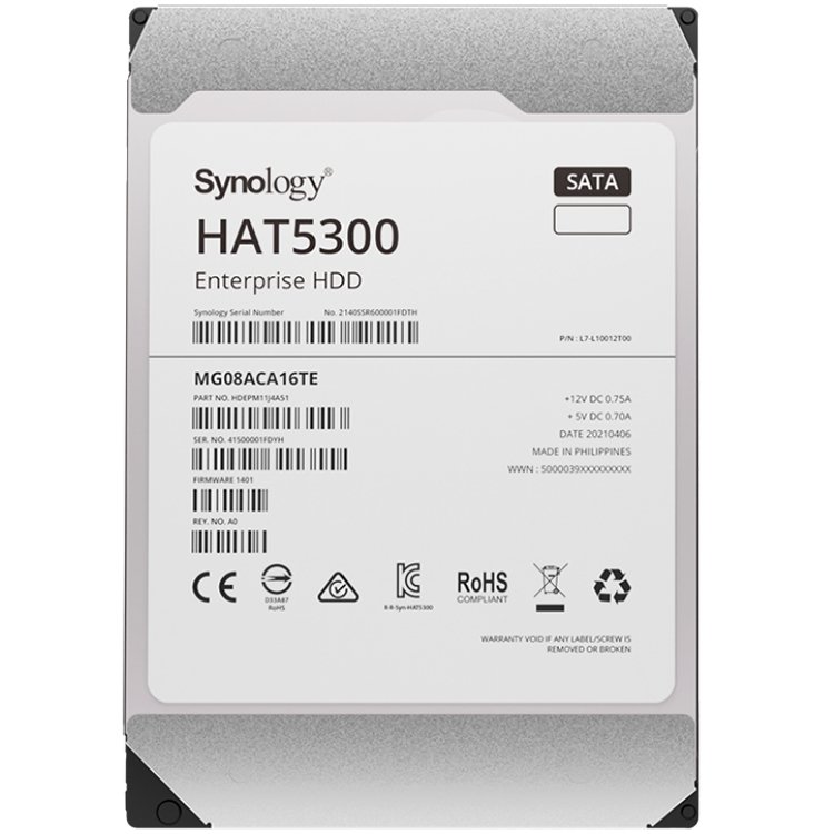 SYNOLOGY HAT5300-4T 4TB 3.5" Enterprise HDD 7.200 rpm SATA 6 Gb/s