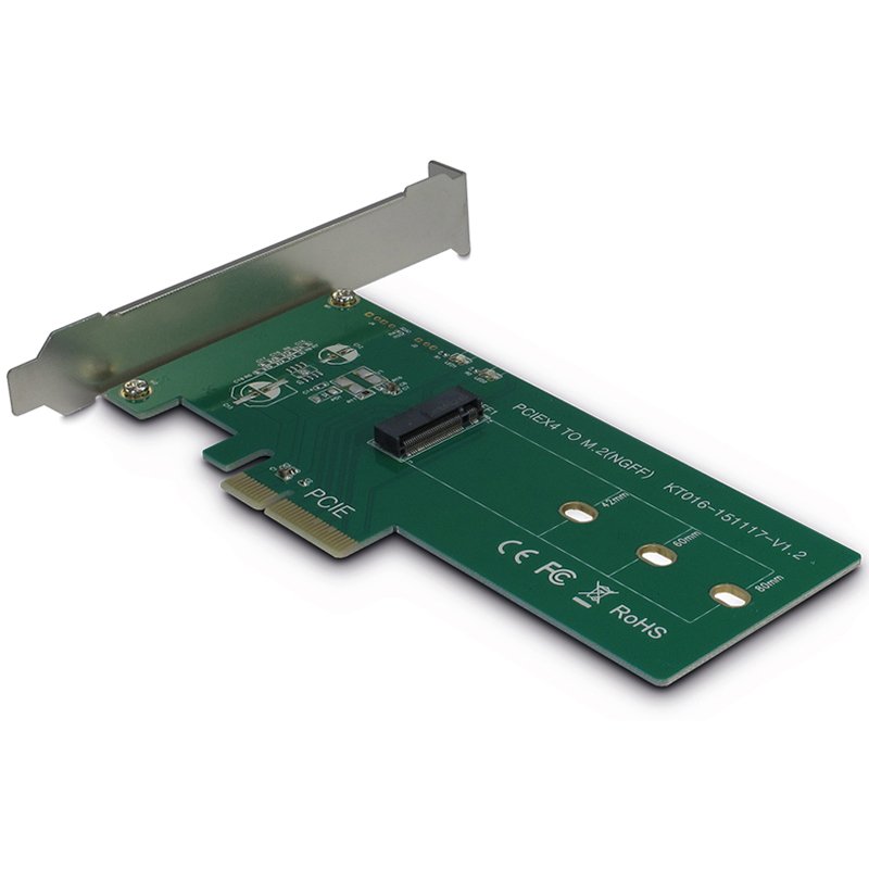 MicroConnect Adaptateur PCIe x4 M.2 NVMe SSD - Accessoires disque
