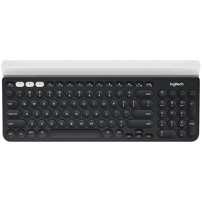 LOGITECH K780 Multi-Device Wireless Keyboard - DARK GREY/SPECKLED WHITE - SLO-g