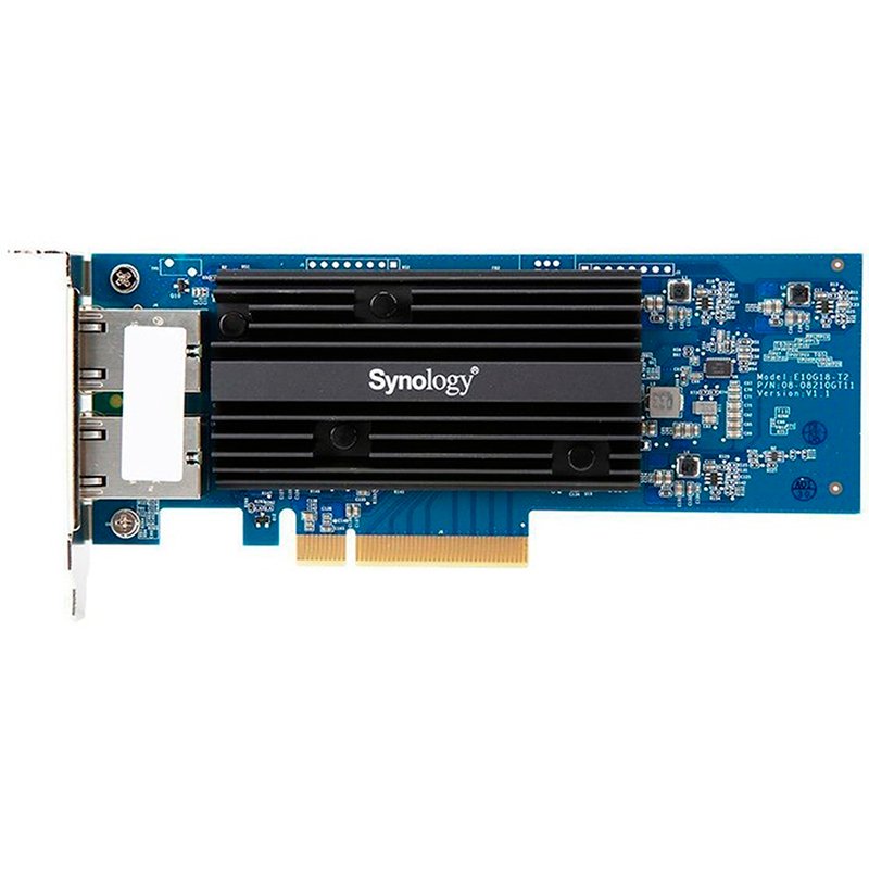Synology dual-port, high-speed 10GBASE-T add-in card for Synology NAS