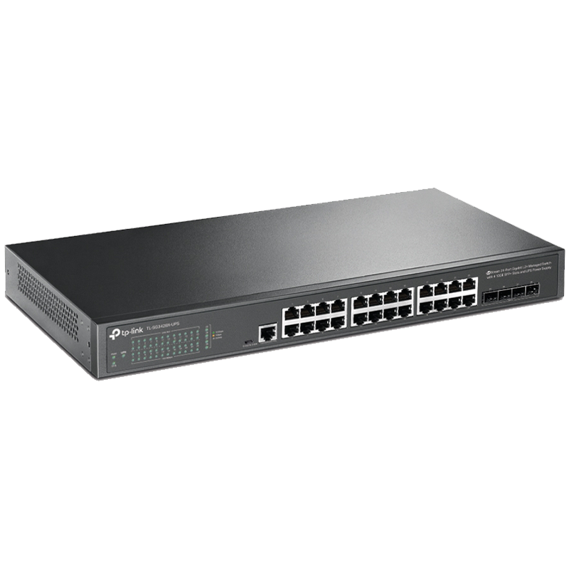 Omada 24-Port Gigabit L2+ Managed Switch with 4 10GE SFP+ Slots