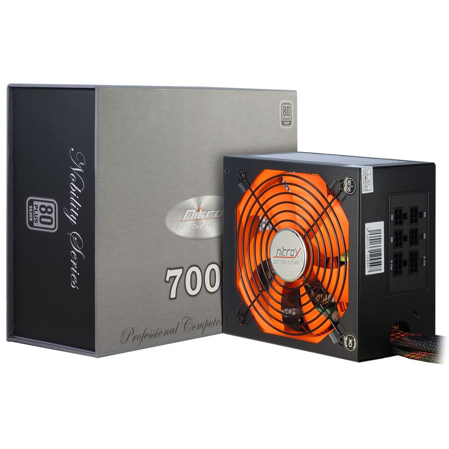 INTER-TECH PSU CobaNitrox Nobility CN-700 NS 85+ (82+ Efficiency)