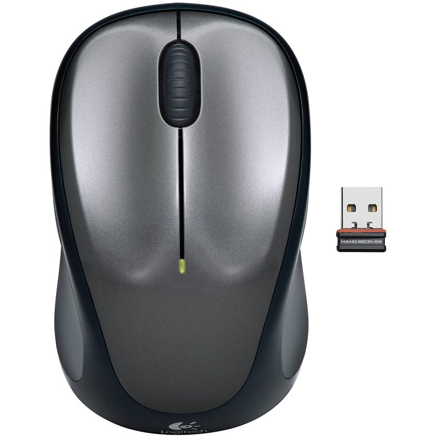 MOUSE USB OPTICAL WRL M235/GREY 910-002201 LOGITECH