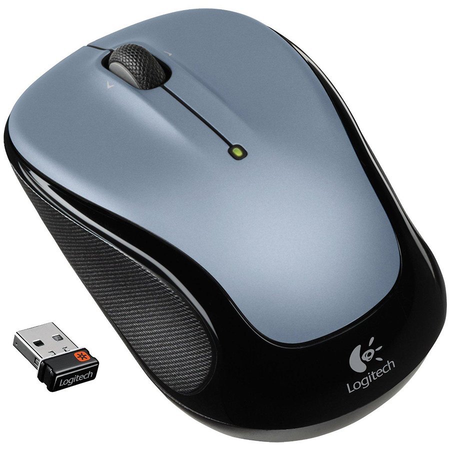 MOUSE USB OPTICAL CORDL. M325/LIGHT SILV 910-002334 LOGITECH