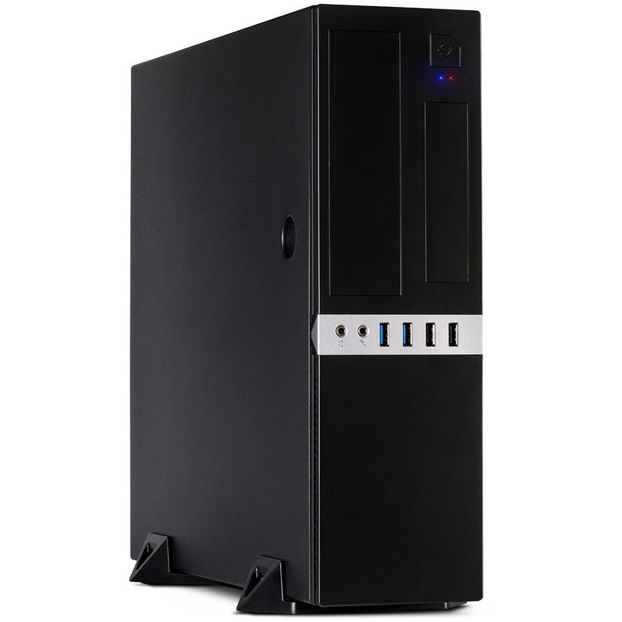 Chassis INTER-TECH IT-503 Desktop, Mini-ITX, µATX, 2xUSB3.0, 2xUSB2.0, no PSU, Black