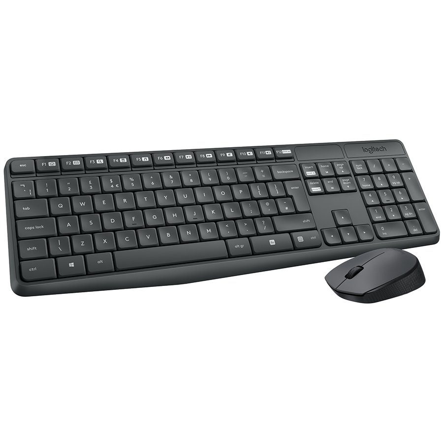LOGITECH MK235 Wireless Combo - GREY - ARA